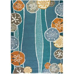 Homefires 5 W X 7 bdft L Multi-Color Beachcomber Polypropylene Area Rug