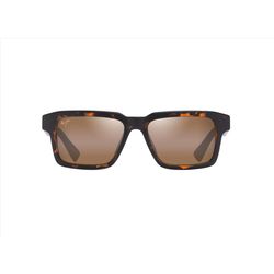 Maui Jim Kahiko Sunglasses Unisex Matte Dark Havana Frame HCL Bronze Lens Polarized