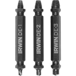 Irwin Impact Screw-Grip .15 in. S M2 High Speed Steel Double-Ended Screw Extractor 2 in. 3 pc
