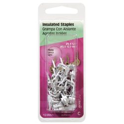 HILLMAN Anchor Wire 1/2 in. W X 1/2 in. L Insulated Staples 25 pk