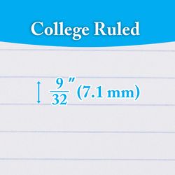 Bazic Products 8 in. W X 10.5 in. L College Ruled Spiral Assorted Notebook