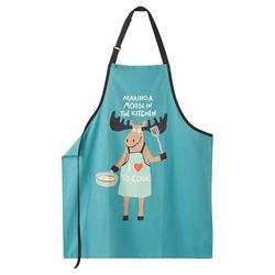 Little Blue House Blue Cotton Apron