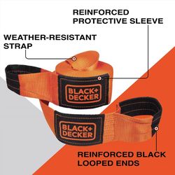 Black+Decker 20000 lb. cap. 30 ft. Recovery Strap