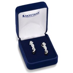 Montana Silversmiths Women's Plaited Rope Hoop Earrings