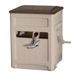 Suncast Smart Trak 225 ft. Taupe Retractable Free Standing Hideaway Hose Reel
