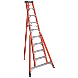 Werner 10 ft. H Fiberglass Tripod Step Ladder Type IA 300 lb. cap.