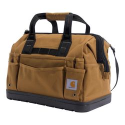 Carhartt 10 in. W X 16 in. H Polyester Molded Tool Bag 34 pocket Brown 1 pc