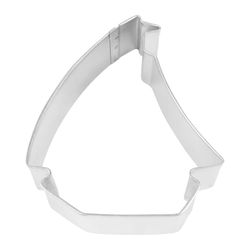 R&M International Corp 3 in. W X 4 in. L Sailboat Cookie Cutter Silver 1 pc