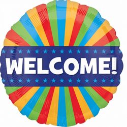 Anagram Balloons Welcome Blitz Foil Balloon 1 pk