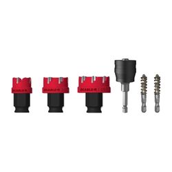 Diablo Steel Demon Carbide Tipped 1/4 in. L Hole Cutter Set