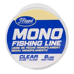 J- Rigged Monofilament Fishing Line 8 lb. cap. 400 yd