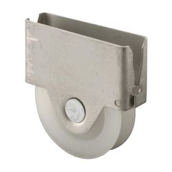 Prime-Line 1 in. D X 1/4 in. L Wrought Iron Nylon/Steel Roller Assembly 2 pk