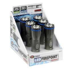 Wilmar PT Power Firepoint Tactical 75 lm Black LED Flashlight AAA Battery