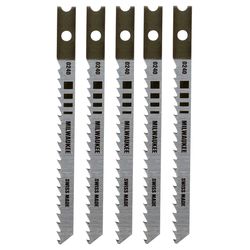 Milwaukee 3-1/8 in. High Carbon Steel U-Shank Wood cutting Jig Saw Blade 8 TPI 5 pk