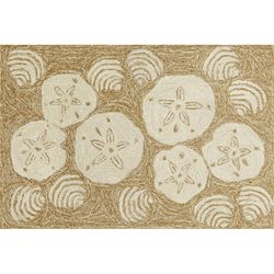 Liora Manne Frontporch 2.5 ft. W X 4 ft. L Natural Casual Polyester Accent Rug