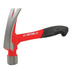 CRAFTSMAN 16 oz Smooth Face Rip Hammer 13.75 in. Steel Handle