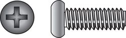 HILLMAN No. 10-24 Ga. X 2 in. L Phillips Flat Head Stainless Steel Machine Screws 100 pk