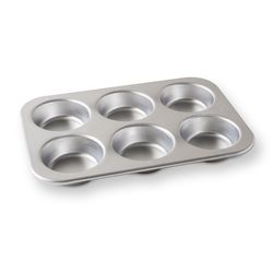 Nordic Ware Naturals 10 in. W X 15 in. L Muffin Pan Silver 1 pc
