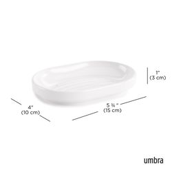 Umbra White Plastic Soap Dish
