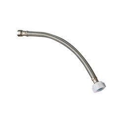 Plumb Pak EZ 3/8 in. Compression in. X 7/8 in. D Ballcock 20 in. Stainless Steel Toilet Supply Line