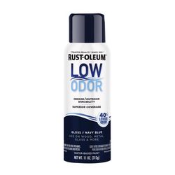 Rust-Oleum Low Odor Gloss Navy Blue Spray Paint 11 oz