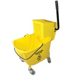 Impact 35 qt Wringer Bucket Yellow