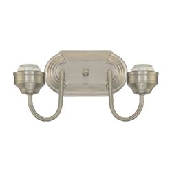Westinghouse 2-Light Brushed Nickel Metallic Wall Sconce