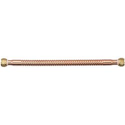 Homewerks 3/4 in. FIP in. X 3/4 in. D FIP 18 in. Copper Water Heater Supply Line