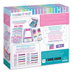 Make It Real Candy Stripes and Chevrons Bracelet Maker Assorted 100 pc