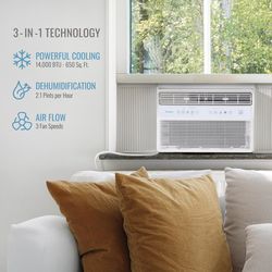 Keystone 14000 BTU 115 V Window Air Conditioner w/Remote 650 sq ft