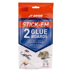 JT Eaton Stick-Em Small Glue Board Trap For Rodents 2 pk