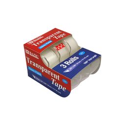 Bazic Products 3/4 in. W X 500 in. L Transparent Tape