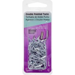 HILLMAN No. 11 X 1/2 in. W X 1/2 in. L Galvanized Steel Double Point Tack Staple 11 Ga. 1 oz