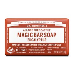 Dr. Bronner's Organic Eucalyptus Scent Pure-Castile Bar Soap 5 oz