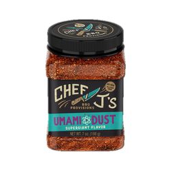 Chef J's BBQ Provisions Umami Dust BBQ Rub 7 oz