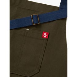 Hedley & Bennett 3 pocket Olive Cotton Apron