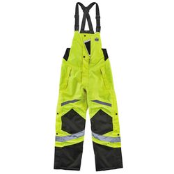 Ergodyne GloWear Unisex Polyester Insulated Bibs Lime XL 1 pk