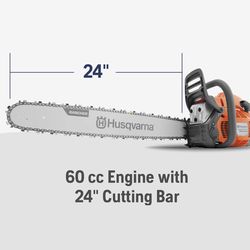 Husqvarna 460 Rancher 24 in. 60 cc Gas Chainsaw S83G 3/8 in.