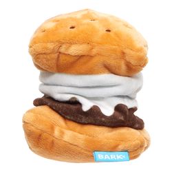 Bark For Dog Multicolored Plush More S'mores Dog Toy 1 pk