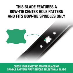 Genuine Factory Parts 20 in. Mulching Mower Blade For Walk-Behind Mowers 1 pk