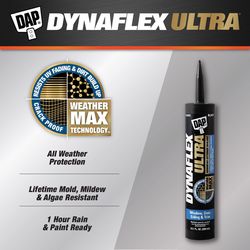 DAP Dynaflex Ultra Black Advanced Latex Waterproof Sealant 10.1 oz