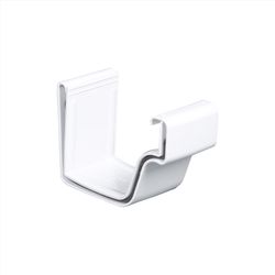 Amerimax 3.5 in. H X 3.5 in. W X 5 in. L White Vinyl K Gutter Connector