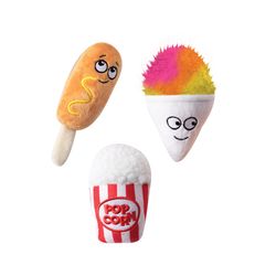 Pet Shop by Fringe Studio For Dog Assorted Plush Cheat Day Dog Toy 1 pk