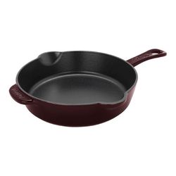 Staub Cast Iron Deep Skillet Grenadine