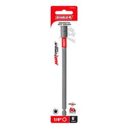 Diablo 1/4 in. X 6 in. L Steel Magnetic Nut Driver 1 pc