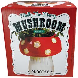 Streamline Ceramic Planter Red/White/Yellow