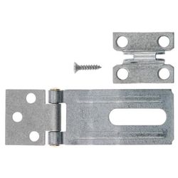 Ace Galvanized Steel 3-1/4 in. L Fixed Staple Safety Hasp