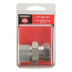 Apache Steel 3/4 in. D X 1/2 in. D Hydraulic Adapter 1 pk