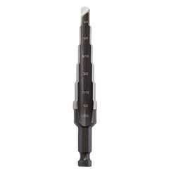 IRWIN Unibit 3/16 - 1/2 in. X 6 in. L High Speed Steel Step Drill Bit Square Shank 1 pc