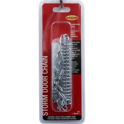 Larson 24.5 in. L Zinc-Plated Mill Steel Storm Door Wind Chain 9 pc
